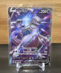 Pokemon TCG Mewtwo V SWSH Black Star Promos SWSH229 Holo Promo - Image 1