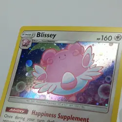 Blissey 153/214 Cosmos Holo Rare Pokemon Card Sun & Moon Lost Thunder - LP - Image 2