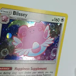 Blissey 153/214 Cosmos Holo Rare Pokemon Card Sun & Moon Lost Thunder - LP - Image 3