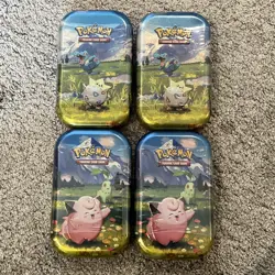 4x Pokemon TCG: Mega Evolution Ascended Heroes Mini Tins ✅ - Image 1