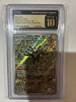 Pokemon TCG Magneton SVP 159 Promo CGC Pristine 10 - Image 1
