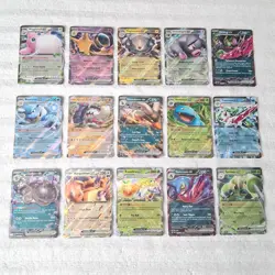 Pokemon Double Rare ex Lot of 15 LP/MP - Image 1
