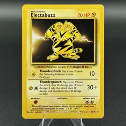 Pokemon TCG Electabuzz Base Set 20/102 Regular rare - Image 1