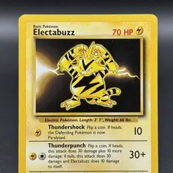 Pokemon TCG Electabuzz Base Set 20/102 Regular rare - Image 2