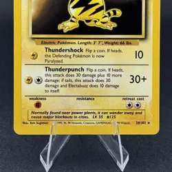 Pokemon TCG Electabuzz Base Set 20/102 Regular rare - Image 3