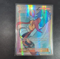 Pokemon Skyla 122/122 Breakpoint Ultra Rare Full Art Trainer Holo - Image 1