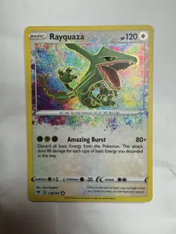 Rayquaza 138/185 - Amazing Rare Holo - SWSH Vivid Voltage - Pokemon TCG English - Image 1