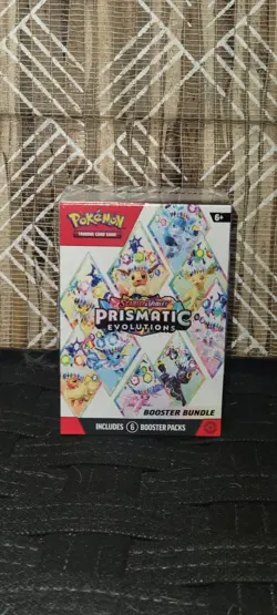 Pokemon Prismatic Evolutions Booster Bundle Box Eevee Umbreon Espeon - Image 1