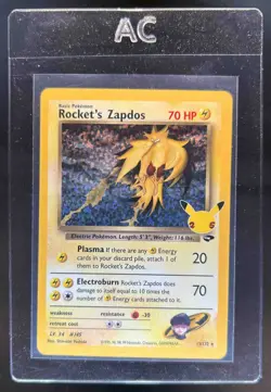 Pokemon Classic Collection Rocket's Zapdos Celebrations #15/132 - Image 1