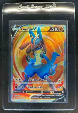 2019-2023 Pokemon SWSH Black Star Promos Lucario V Full Art #SWSH213 - Image 1