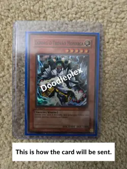 Zaborg The Thunder Monarch AST-PT023 1st edition Holo Yugioh (Portuguese) NM - Image 1