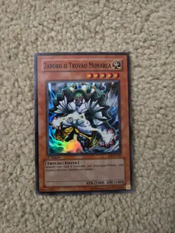 Zaborg The Thunder Monarch AST-PT023 1st edition Holo Yugioh (Portuguese) NM - Image 2