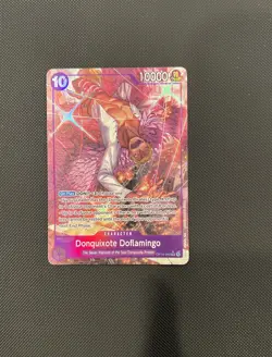 One Piece Donquixote Doflamingo OP14-069 SR ALT ART - Image 2