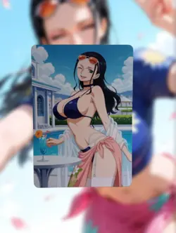 Nico Robin One Piece Anime Waifu Sexy Goddess Doujin Hentai Lewd Card - Image 1