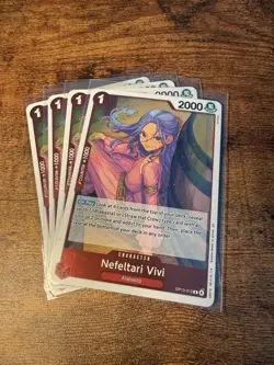 One Piece TCG - Nefeltari Vivi Playset (x4) OP13-012 - Carrying on His Will ENG - Image 1