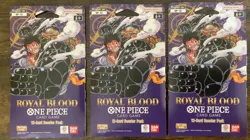 One Piece OP10 Royal Blood Factory Sealed Sleeved Booster Pack (LOT OF 3) - Image 1