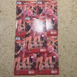 ONE PIECE Heroines EB-03 Sleeved Booster pack English (Lot of 5) - Image 1