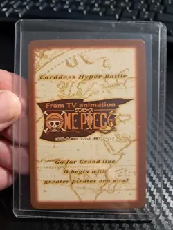 BANDAI One Piece Hyper Battle NAMI SCARCE C182 EARLY CARD VINTAGE LUFFY CREW - Image 2