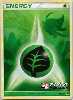 Grass Energy - 88/95 (Play! Pokemon) 088/095 League & Championship Cards LP PKM - Image 1