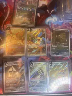 Lot of 7 Paradox Rift Full Art and More Pokemon TCG Cards NM See Pictures - Image 2