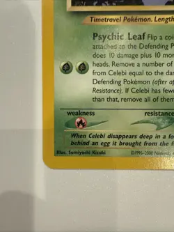 Celebi Neo Revelation 16/64 Regular Non-Holo Pokemon Card - Image 3