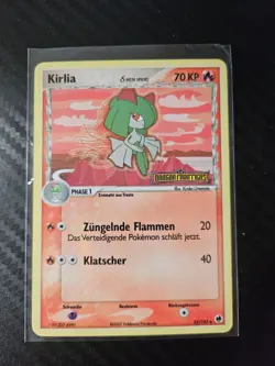 GERMAN Pokemon TCG Kirlia Δ Reverse Holo Dragon Frontiers Stamped Card 33/101 - Image 1