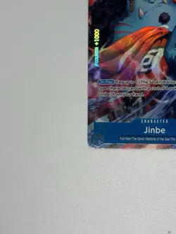 Bandai One Piece Card Game Jinbe OP07-045 SR 5000 Power 4 Cost Holo - Image 2