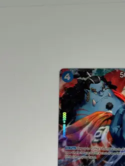 Bandai One Piece Card Game Jinbe OP07-045 SR 5000 Power 4 Cost Holo - Image 5