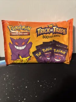 Pokemon Trading Card Game TCG Trick Or Trade BOOster Bundle 40 Mini Packs Sealed - Image 1