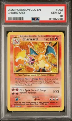 2023 Pokemon CLC-Trading Card Game Classic Charizard #003 PSA 10 - Image 1