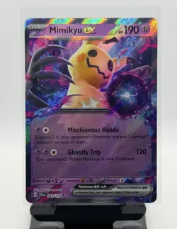 Pokemon Cards Mimikyu ex 069/159 Journey Together Double Rare NM - Image 1