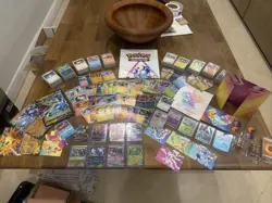 Massive Pokemon Collection Holo Reverse Holo Super Rare 1100 + TCG Card Lot D4 - Image 1