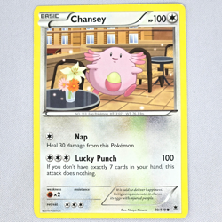 Chansey 80/119 Phantom Forces Regular Common Pokemon Card TCG English MP - Image 1
