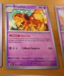 POKEMON ECARLATE ET VIOLET FRANCAISE CARD CARTE BRIOCHIEN 099/198 FR JCC MINT - Image 1