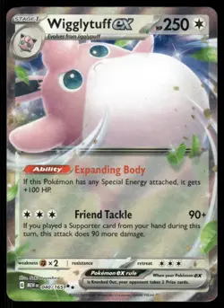 Pokemon Cards Wigglytuff ex 040/165 151 Double Rare NM - Image 1