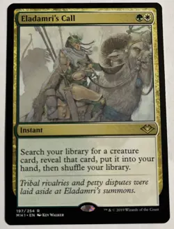 1x Eladamri's Call Regular 197 MH1 NM Modern Horizons MTG Magic the Gathering - Image 1