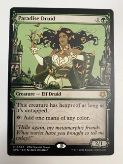 Paradise Druid (0080) *Non-Foil* SPECIAL GUEST MTG NM/MT SPG FDN Combine Ship - Image 1