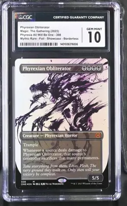 GEM MINT POP1 Phyrexian Obliterator FOIL 9.5 MTG SlabKndms PSA/BGS/CGC HOT8 2/26 - Image 1