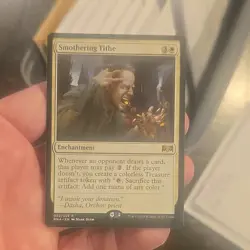 Smothering Tithe Ravnica Allegiance Regular White Rare Enchantment Wizards Engl… - Image 1