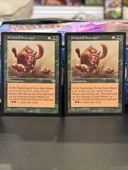2x Preferred Selection (233/351) Mirage LP MTG Magic the Gathering Rare - Image 1