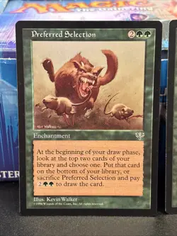 2x Preferred Selection (233/351) Mirage LP MTG Magic the Gathering Rare - Image 2