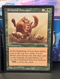 2x Preferred Selection (233/351) Mirage LP MTG Magic the Gathering Rare - Image 3