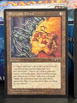 2x Phyrexian Portal - Alliances MTG Magic The Gathering Artifact Rare LP - Image 2