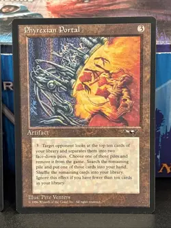 2x Phyrexian Portal - Alliances MTG Magic The Gathering Artifact Rare LP - Image 3