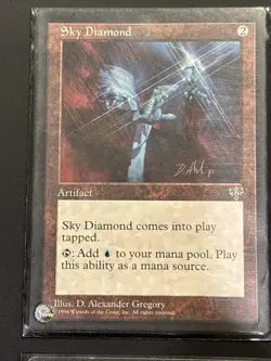 3X Sky Diamond Mirage Mtg With Bonus Charcoal Diamond Magic LP - Image 2