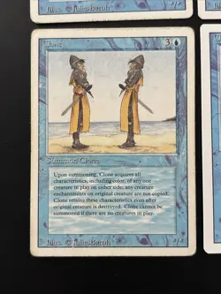 4x Clone LP MP Revised Edition 1994 MTG Magic the Gathering - Image 4