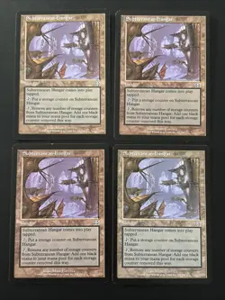 4x Subterranean Hangar Mercadian Masques MTG Magic LP - Image 1