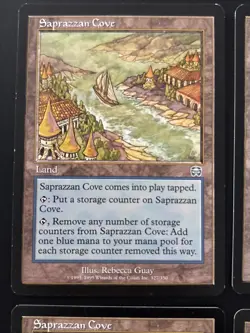 4x SAPRAZZAN COVE MERCADIAN MASQUES LP MTG Magic - Image 2