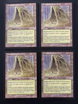 4x Rushwood Grove Mercadian Masques MTG Magic UP LP - Image 1