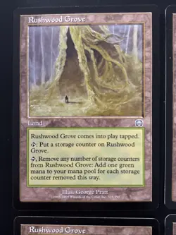 4x Rushwood Grove Mercadian Masques MTG Magic UP LP - Image 2